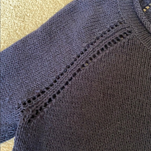 J Crew roll neck linen style summer sweater - Picture 3 of 3